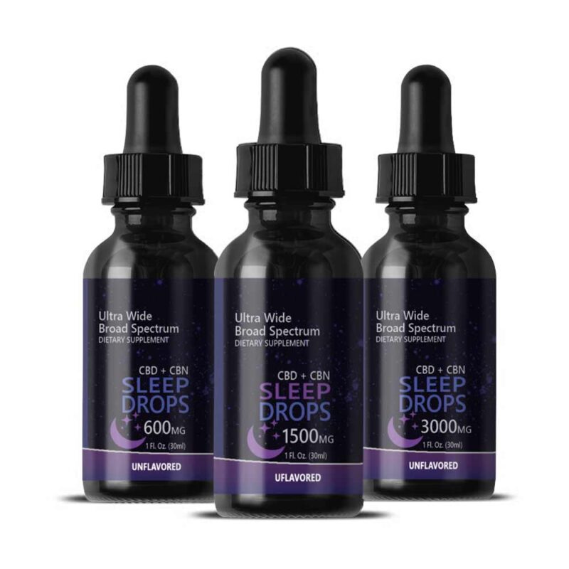 CBD + CBN Sleep Tincture 600mg - 3000mg | 1:1 Ratio of CBD to CBN