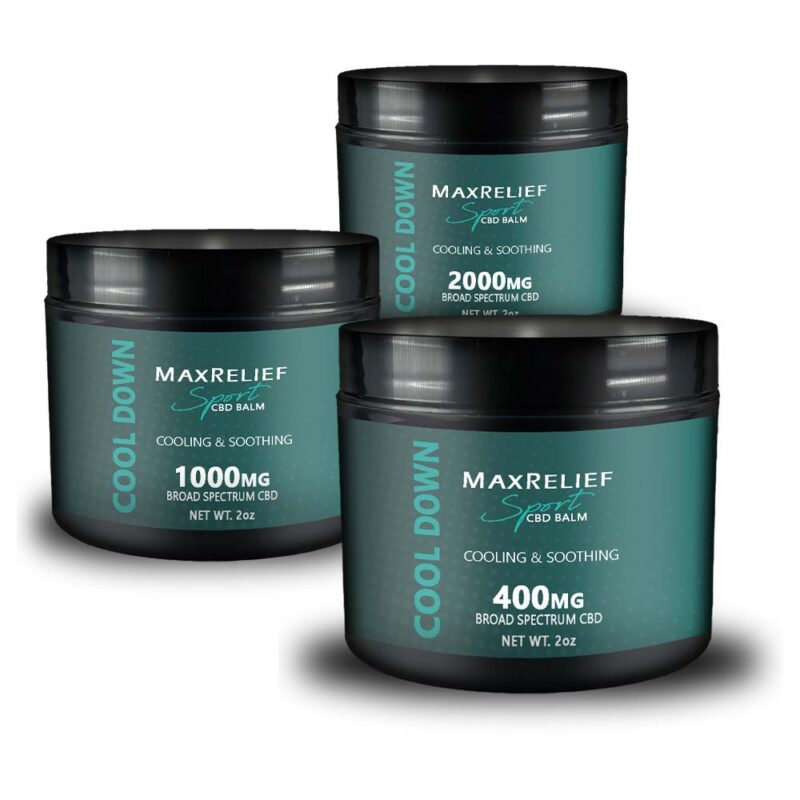 MaxRelief Sport CBD Balm Cool Down Wholesale