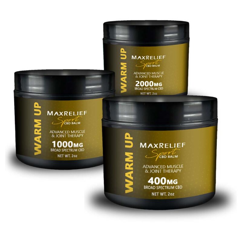 MaxRelief Sport CBD Balm Warm Up Wholesale